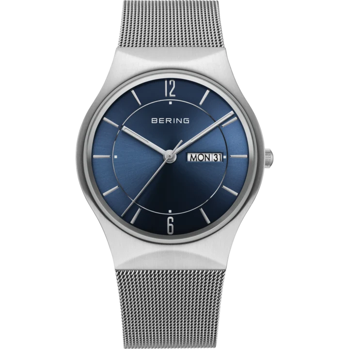 BERING Classic mit blau Zifferblatt