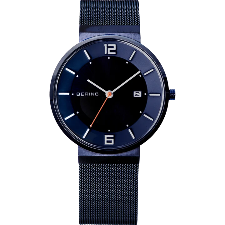 BERING Classic mit blau Zifferblatt