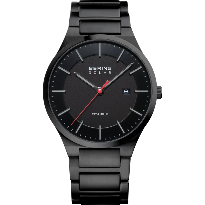 BERING Solar mit schwarz Zifferblatt
