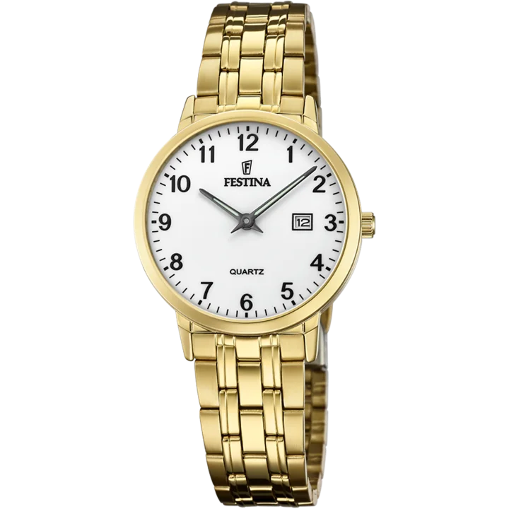 Festina Klassik mit weiß Zifferblatt