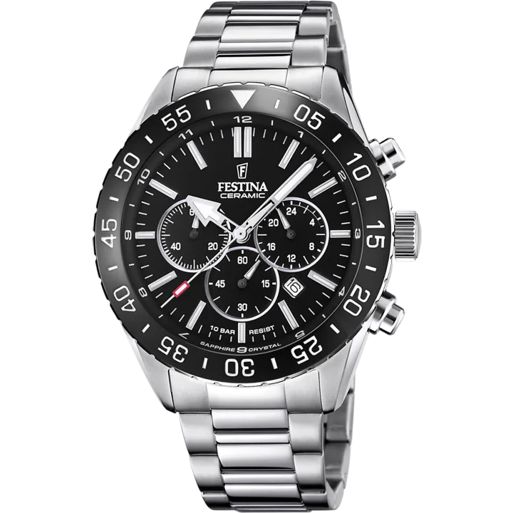 Festina Keramik mit schwarz Zifferblatt