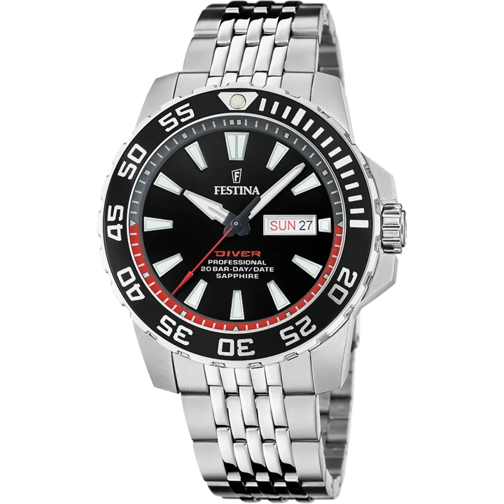 Festina The Originals mit schwarz Zifferblatt