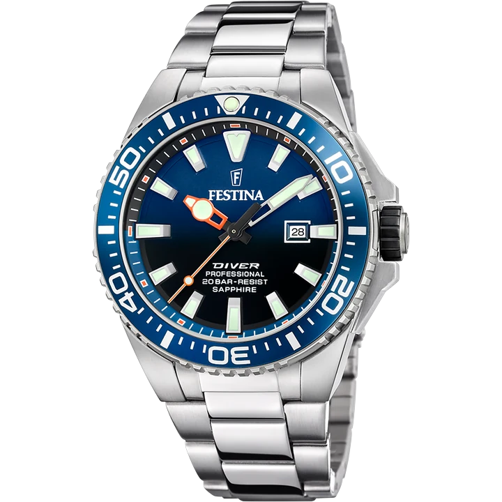 Festina The Originals mit dunkelblau Zifferblatt