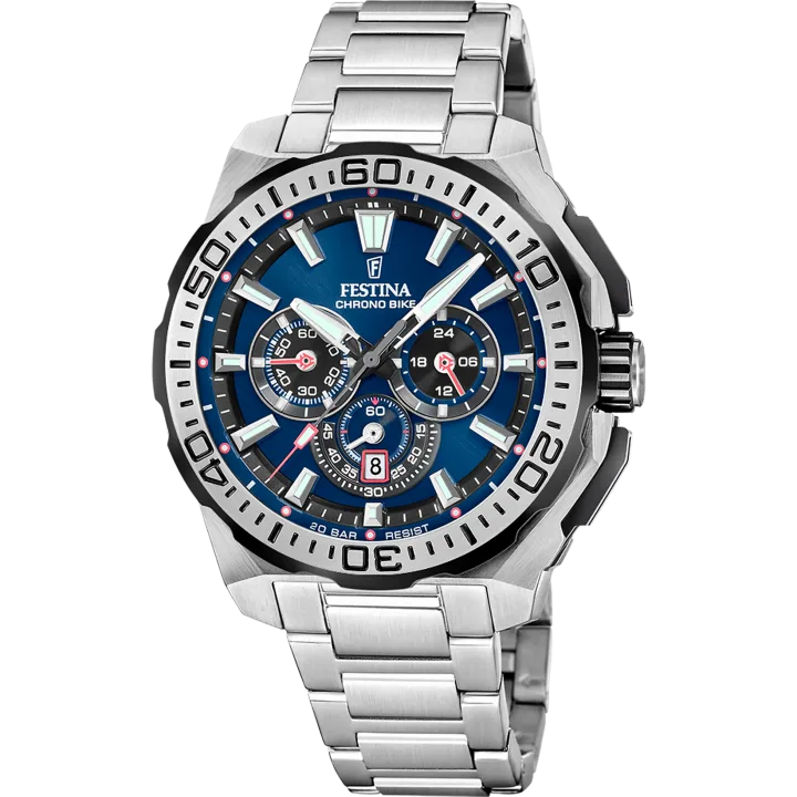 Festina Chrono Bike mit blau Zifferblatt