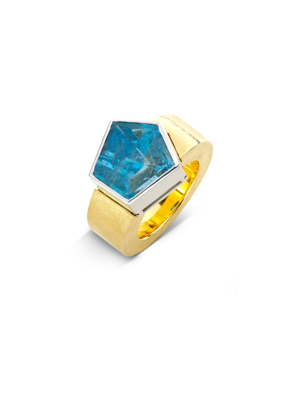 Aquamarinring aus der Goldschmiede George