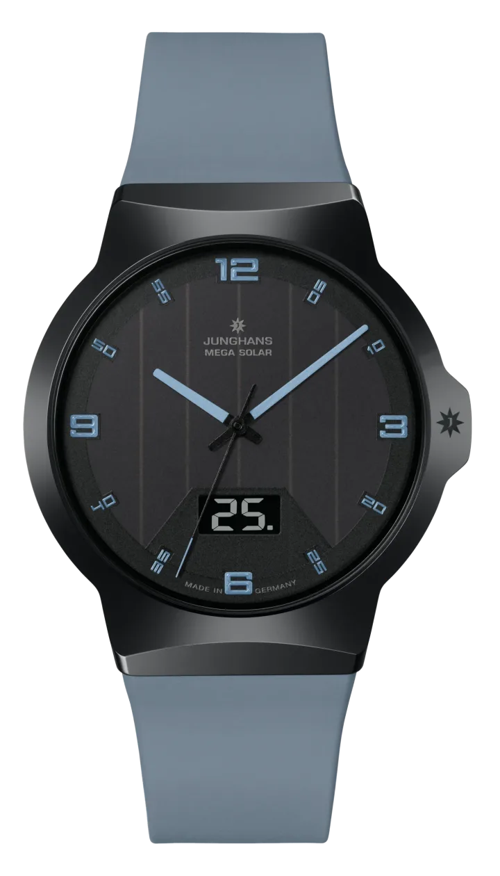 Junghans Force Mega Solar mit schwarz Zifferblatt