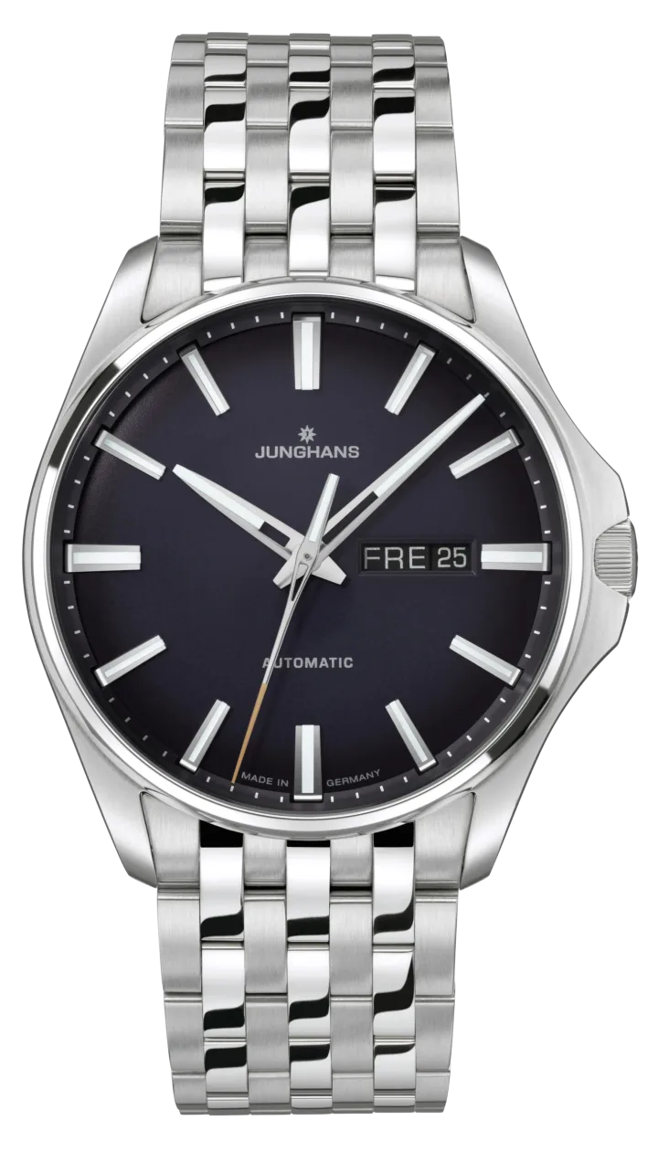 Junghans Meister S Automatic mit dunkelblau Zifferblatt