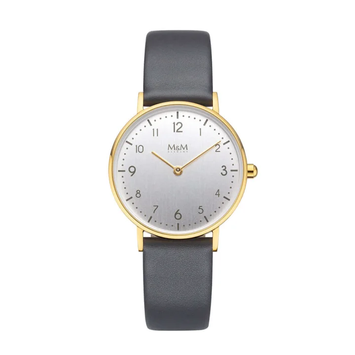 M&M Damenuhr Basic Line 32 mit silber Zifferblatt