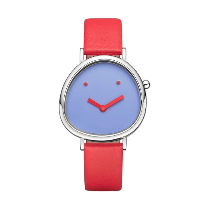 M&M Facewatch mit blau Zifferblatt